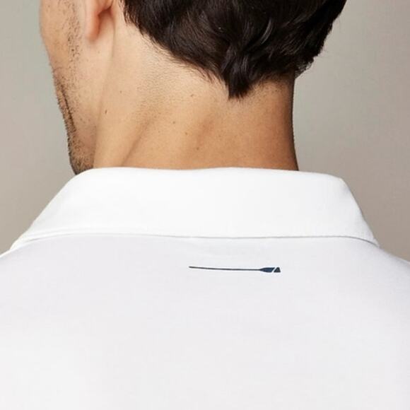NWT J. Crew Performance Polo Shirt With COOLMAX® Technology White M Tall - Picture 3 of 10